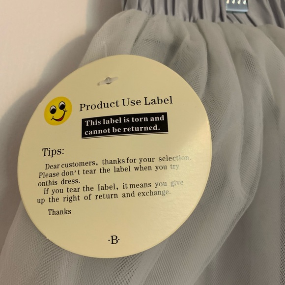 Tule Skirt (grey) Brand New - Picture 2 of 6